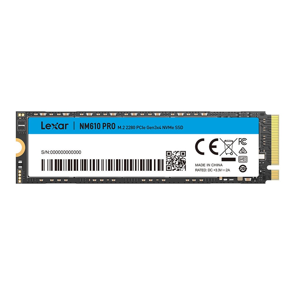 Lexar Nm610pro 500gb Pcie Gen3 X4 Okuma 3300mb Yazma 1700mb M 2 Ssd Lnm610p500g Rnnng 1