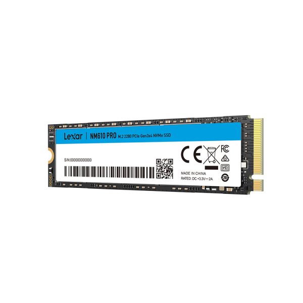 Lexar Nm610pro 500gb Pcie Gen3 X4 Okuma 3300mb Yazma 1700mb M 2 Ssd Lnm610p500g Rnnng 2
