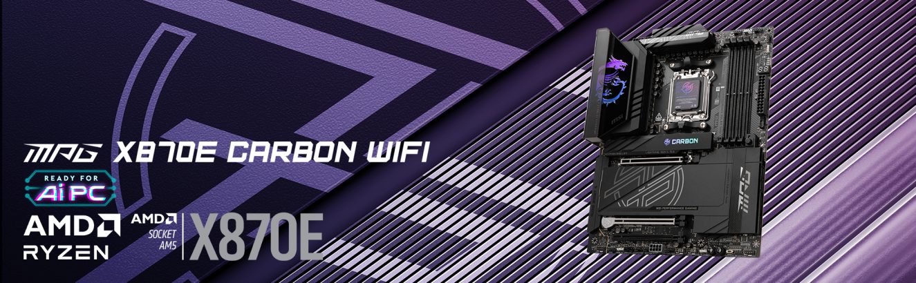 MSI MPG X870E CARBON WIFI Anakart – görsel 1