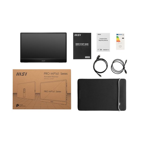Msi Pro Mp161 E2u 15 6 Inc 60hz 4ms Full Hd Adaptive Sync Ips Tasinabilir Monitor 14