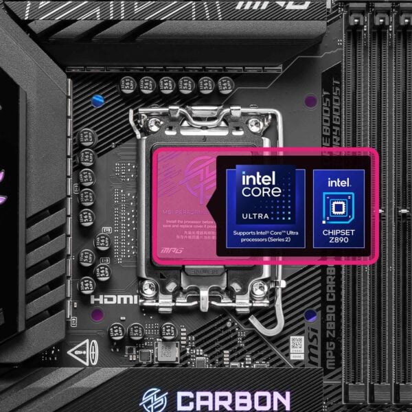 MSI MPG Z890 CARBON WIFI Anakart – Performansı Tarzınızla Birleştirin