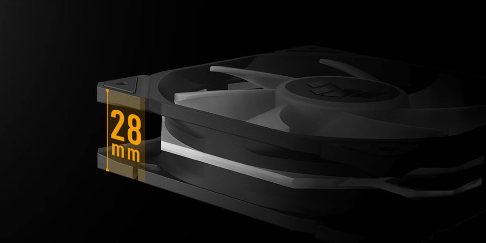 TUF Gaming TR120 ARGB Reverse Fan - Triple Pack TUF Gaming TR120 ARGB Reverse Fan - Triple Pack