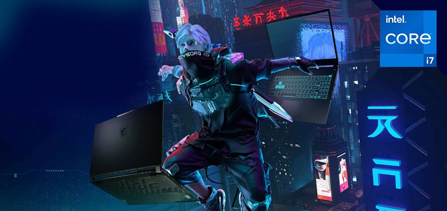 MSI CYBORG 15 A13VE-1479XTR FreeDos Gaming Laptop – görsel 2