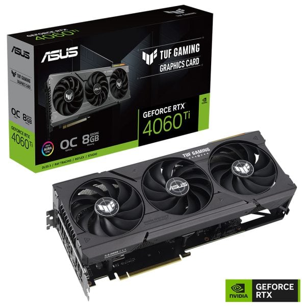 ASUS TUF Gaming GeForce RTX™ 4060 Ti 8GB GDDR6 OC Edition ASUS TUF Gaming GeForce RTX™ 4060 Ti 8GB GDDR6 OC Edition