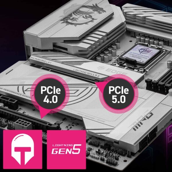 MSI MPG Z890 EDGE TI WIFI Anakart – 4 x DDR5 Dual Channel (9200+ MT/s OverClocking)*