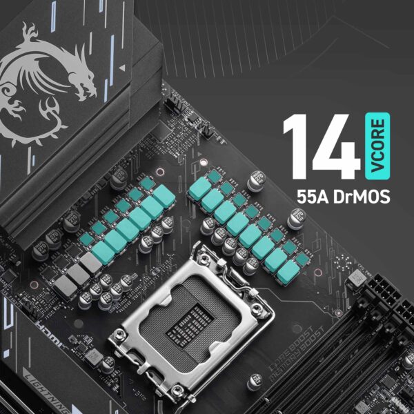 MSI Z890 GAMING PLUS WIFI Anakart – Intel Core Ultra (Series 2) İşlemcileri Destekler