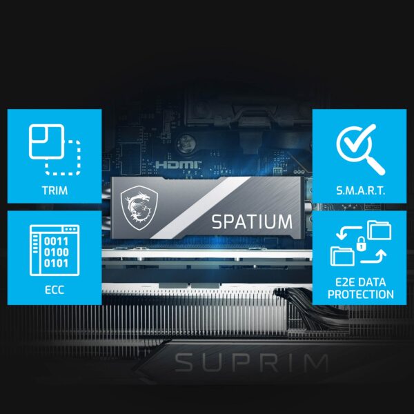 MSI Spatium M570 Pro SSD – DİKEY FROZR HEATSINK