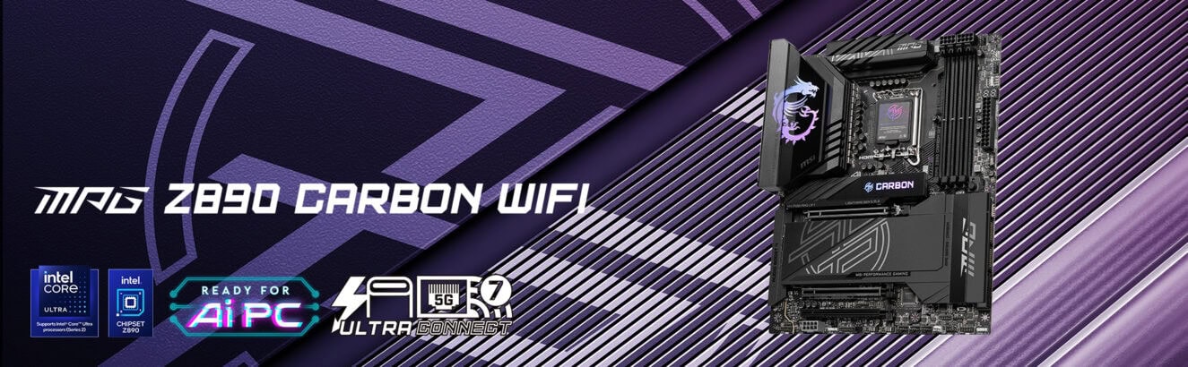 MSI MPG Z890 CARBON WIFI Anakart – görsel 1