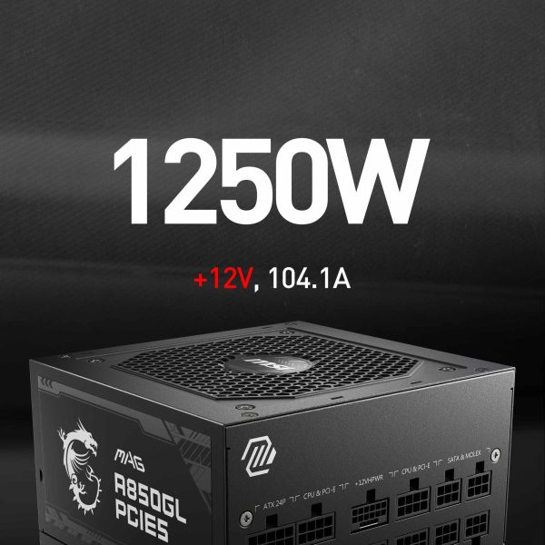 MSI MAG A1250GL PCIE5 Güç Kaynağı – Farklı Bağlantı Olanakları