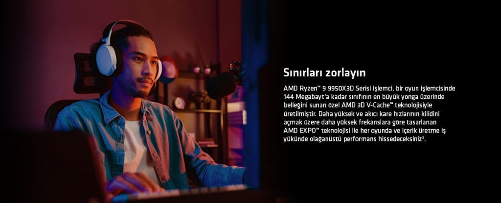 Amd Ryzen 9 9950x3d İşlemci H3