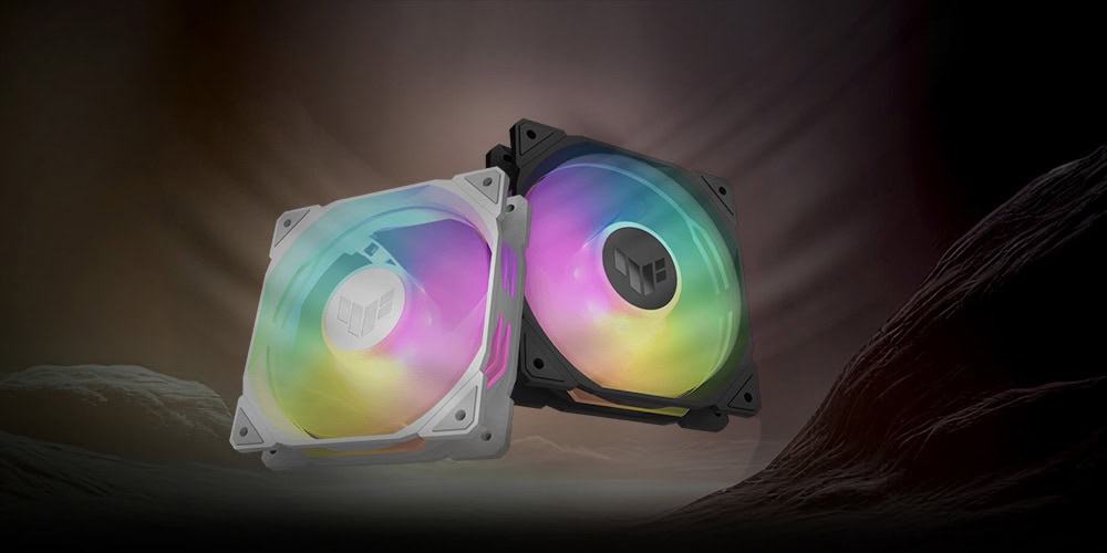TUF Gaming TR120 ARGB Reverse Fan - Triple Pack TUF Gaming TR120 ARGB Reverse Fan - Triple Pack