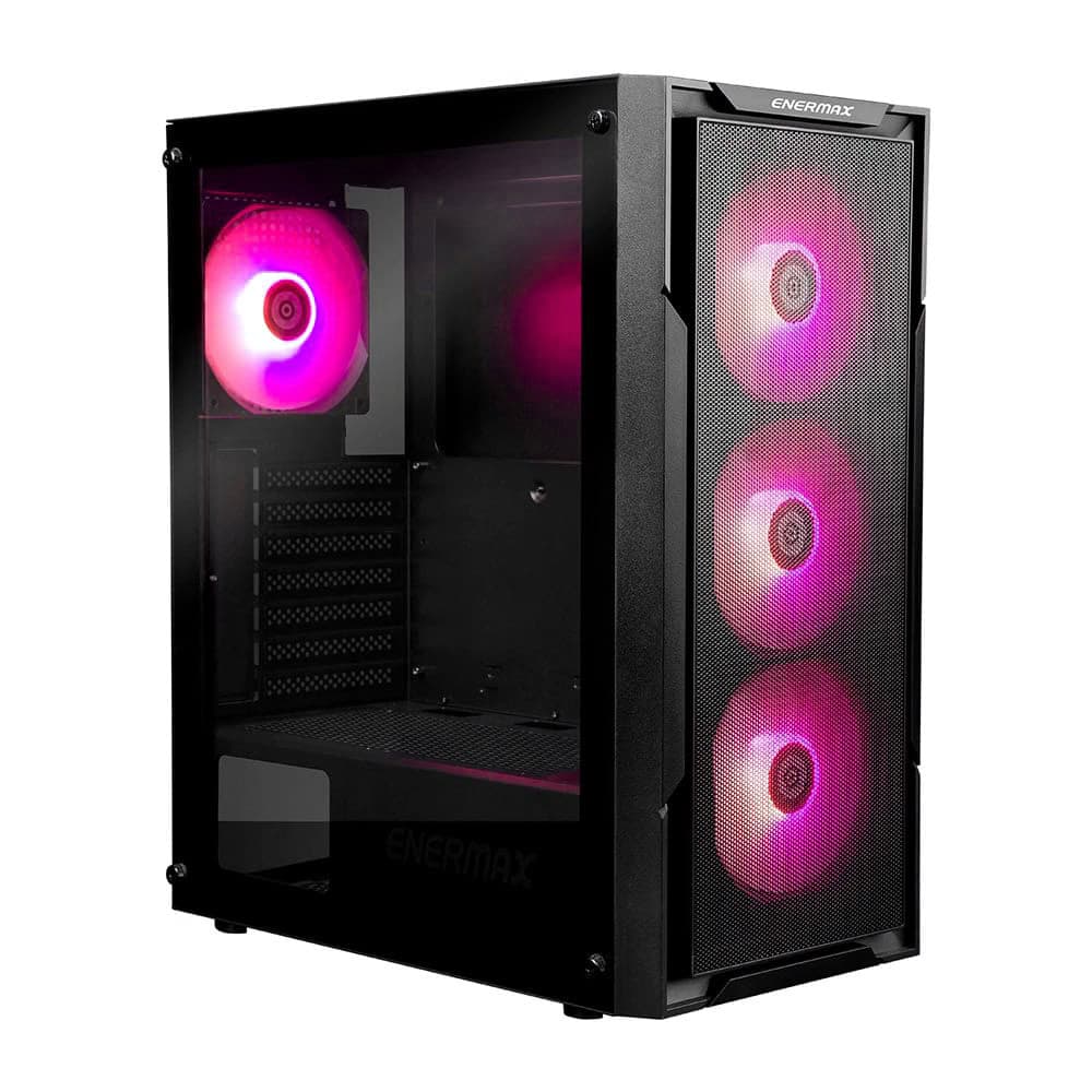 Enermax Starryfort Sf60 Argb Temperli Cam Usb 3 0 Mid Tower Atx Maxpro Iii 600w Gaming Kasa Y1