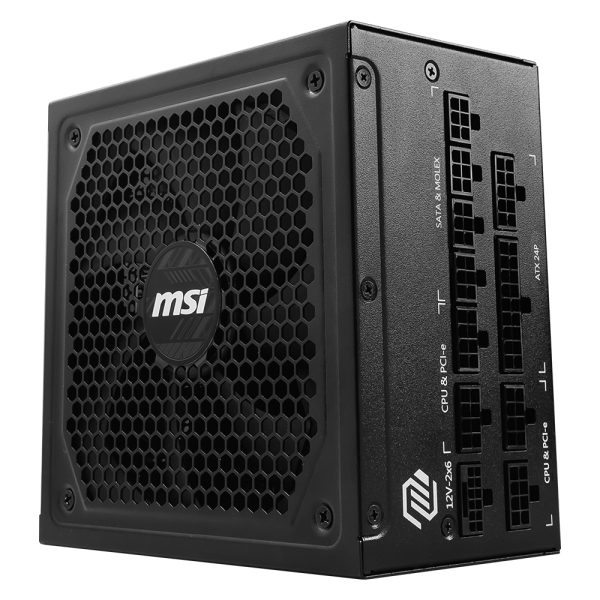Msi Mag A1000gl Pcie5 1000w 80 Gold Full Moduler 135mm Fanli Psu Y5