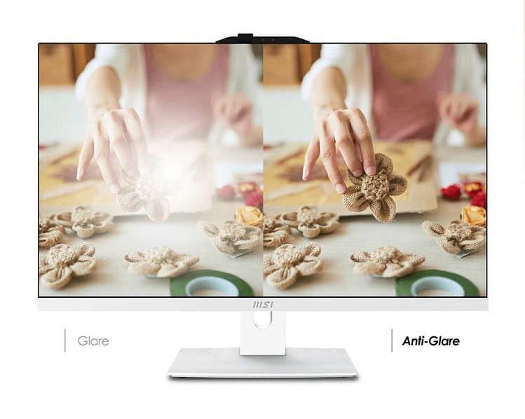 MSI Modern AM272P 1M-846EU Bilgisayar – Parlamayı Önler - Anti-Glare Panel göz yorulmasını engeller