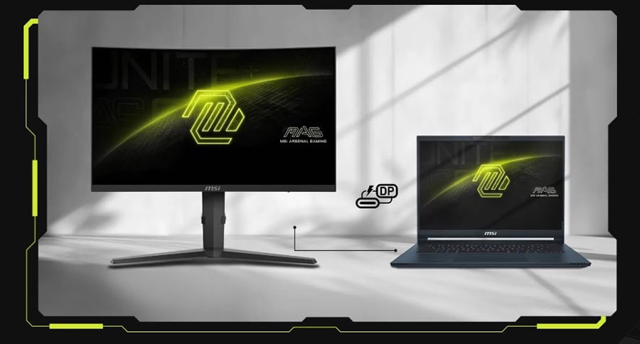 MSI MAG 275CQRF QD E2 27 Gaming Monitör – BAĞLANTI
