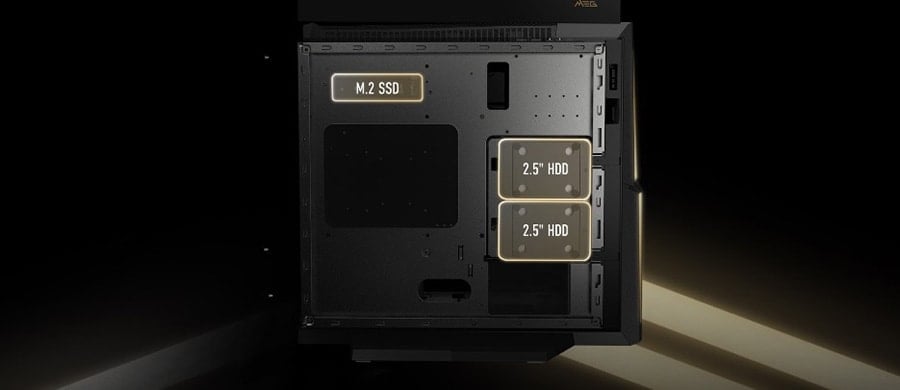 MSI MEG TRIDENT X2 13NUI-004EU Masaüstü Bilgisayar – KOLAY YÜKSELTME