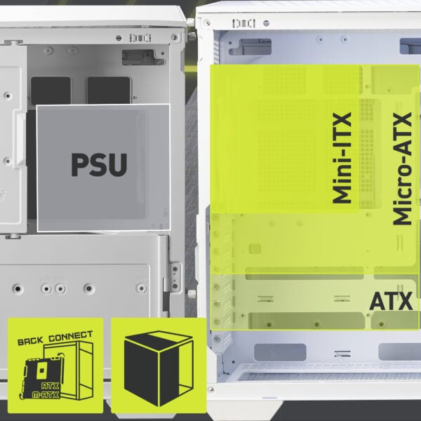 MSI MAG PANO 100R PZ White Gaming Kasa – Kolay kurulum