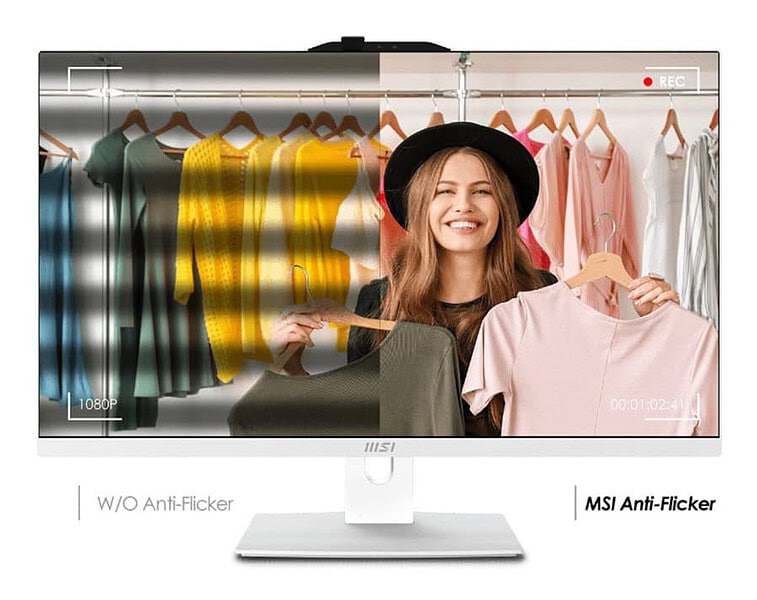 MSI Modern AM272P 12M-861EU All In One Bilgisayar – Kırpışmayı yok eder - Anti-Flicker ve Eye-Care Teknolojisi