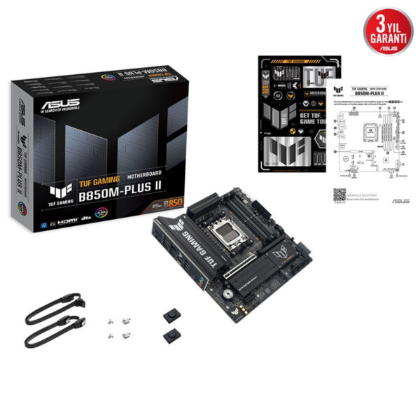 Asus Tuf Gaming B850m Plus Ii 8000mhz (oc) Ddr5 Soket Am5 M.2 Hdmi Dp Matx Anakart 11