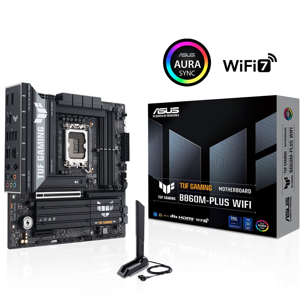 Asus Tuf Gaming B860m Plus Wifi 8800mhz Oc Ddr5 Soket Lga1851 M 2 Hdmi Dp Matx Anakart 1