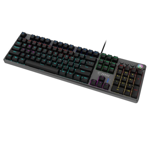 Msi Forge Gk310 Rgb Red Switch Mekanik Turkce Kablolu Gaming Klavye Y2