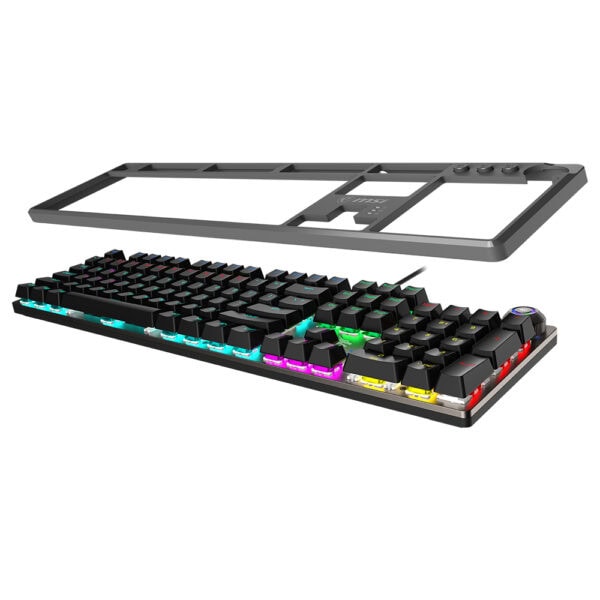 Msi Forge Gk310 Rgb Red Switch Mekanik Turkce Kablolu Gaming Klavye Y4