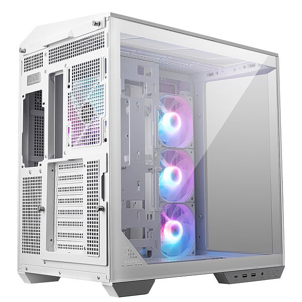 Msi Mag Pano 100r Pz White Rgb Panaromik Temperli Cam Usb 5 0 Atx Mid Tower Beyaz Gaming Kasa 3