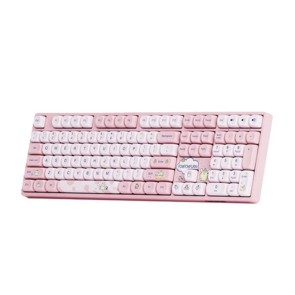 Akko Pompompurin 5108b Plus Rgb Kablosuz Hotswap Mekanik Pembe Gaming Klavye Y4