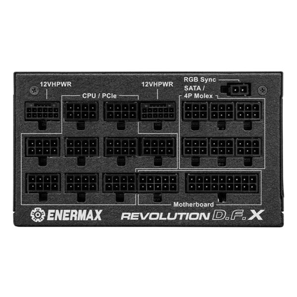 Enermax Revolution D F X 1350w 80 Gold Full Moduler 140mm Fanli Argb Guc Kaynagi Ert1350ewt 2 Yil Birebir Degisim Garantili 7