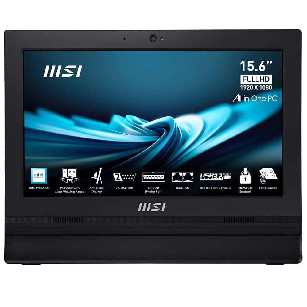 Msi Pro Ap162t Adl 017xeu Intel Alder Lake N100 4gb Ddr4 256gb Ssd 15 6 Inc Full Hd Ips Freedos Siyah All In One Bilgisayar 1