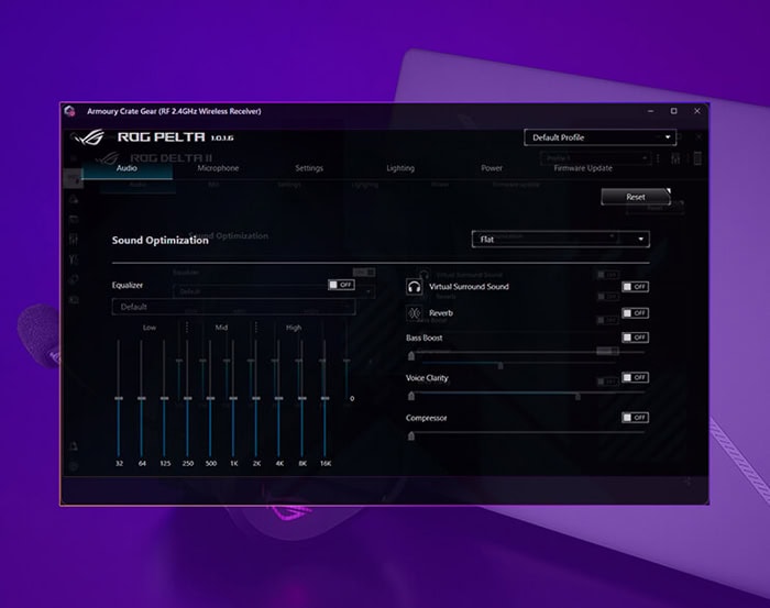 ROG Pelta ASUS ROG Pelta Kulaklık h14