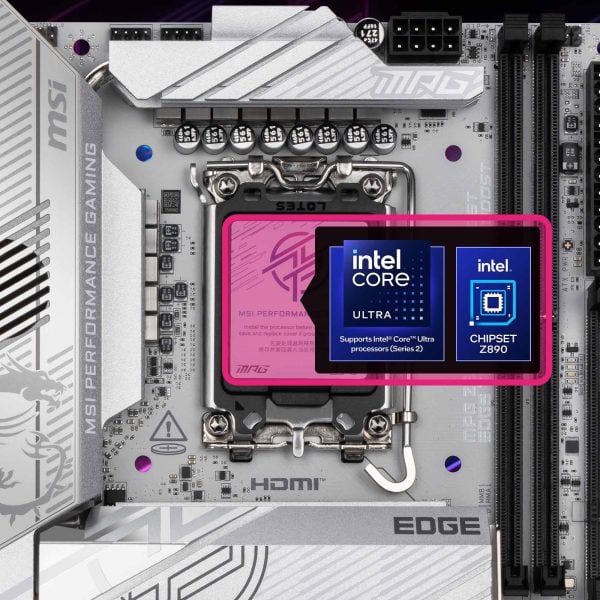 MSI MPG Z890I EDGE TI WIFI Anakart – Performansı Tarzınızla Birleştirin