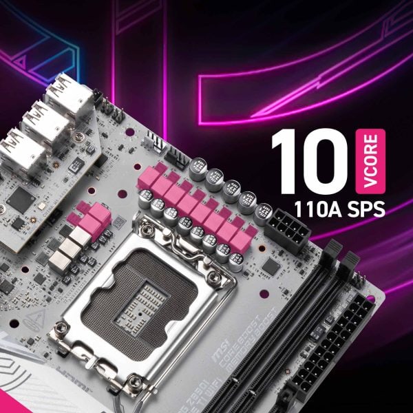 MSI MPG Z890I EDGE TI WIFI Anakart – Intel Core Ultra (Seri 2) İşlemcileri Destekler