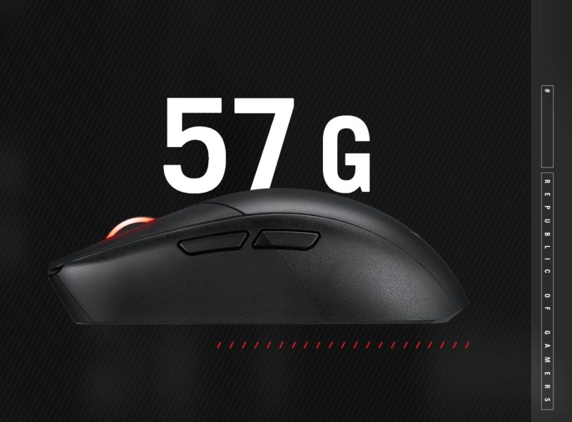 ROG Strix Impact III Wireless White Edition ASUS ROG Strix Impact III Wireless Beyaz Mouse h4
