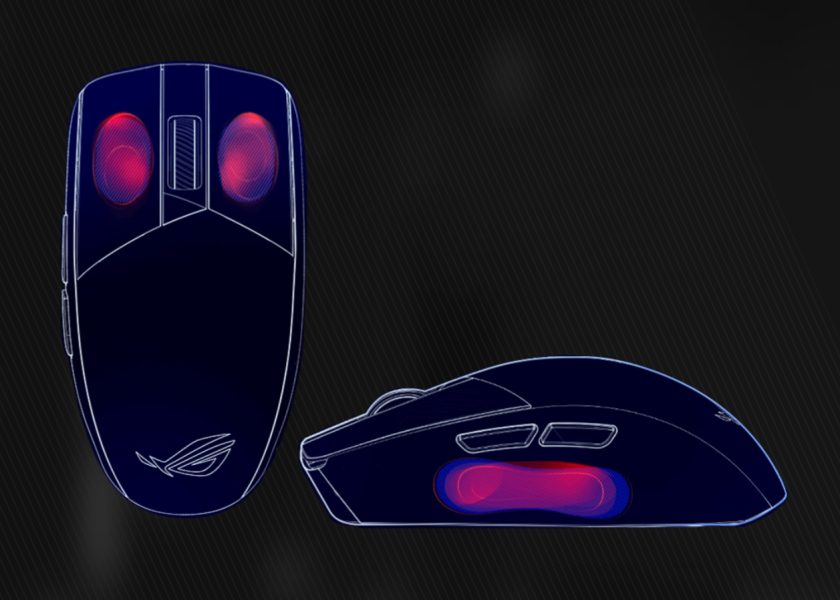 ROG Strix Impact III Wireless White Edition ASUS ROG Strix Impact III Wireless Beyaz Mouse h5