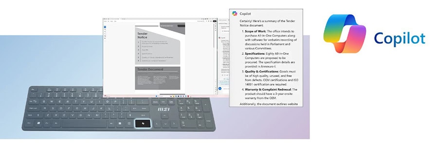 MSI MODERN AM273QP AI 1UM-075XTR All In One Bilgisayar h5