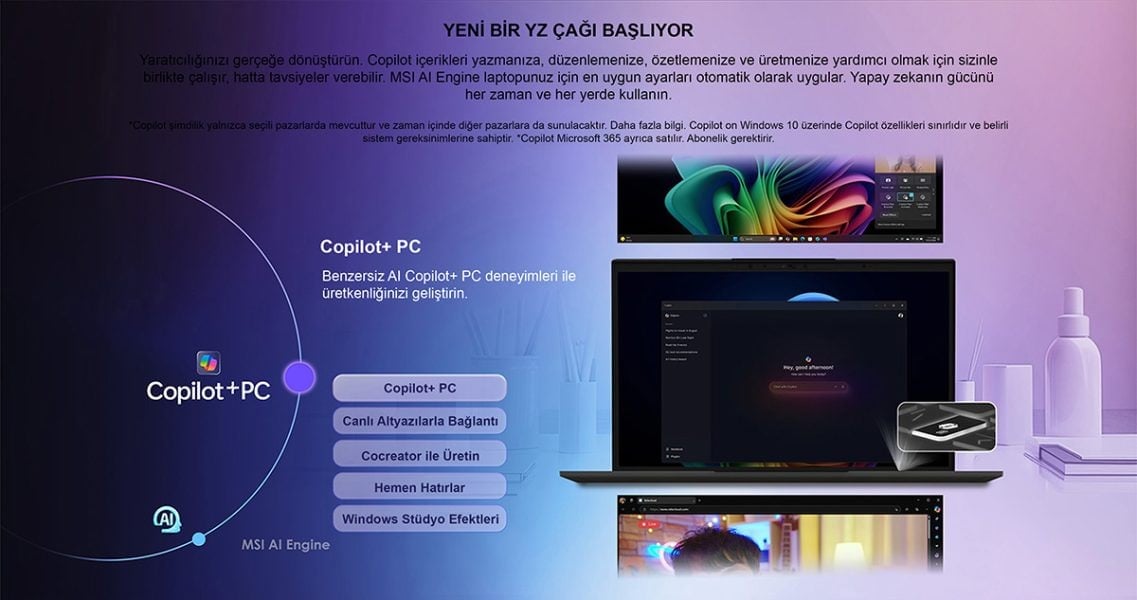 MSI PRESTIGE 13 AI+ EVO A2VMG-043TR Laptop – görsel 5