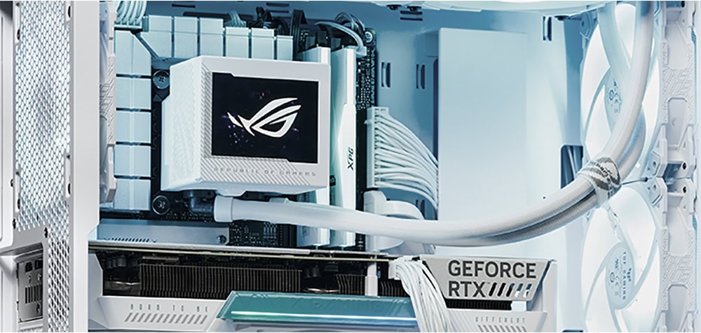 ASUS A23 PLUS Temperli Cam Beyaz Kasa ASUS A23 Plus TG ARGB Kasa h6