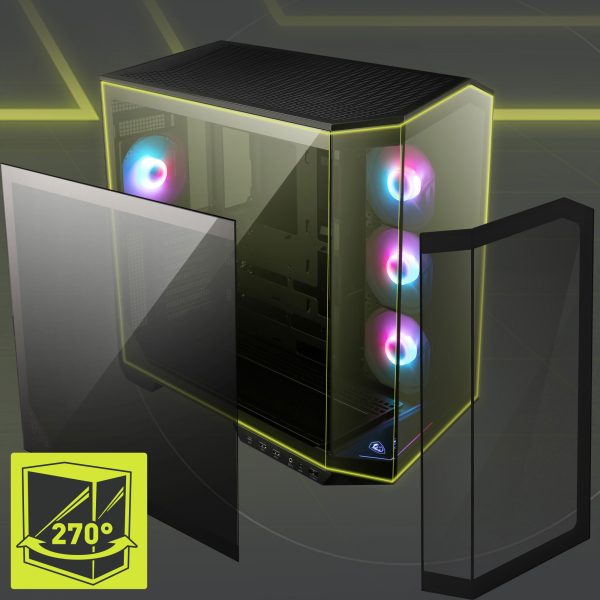 MSI MAG PANO 100R PZ Gaming Kasa – Grafik Kartı Desteği