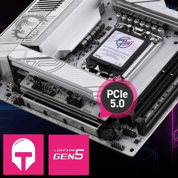 MSI MPG Z890I EDGE TI WIFI Anakart – 4 x DDR5 Dual Channel (8600+ MT/s OverClocking)*