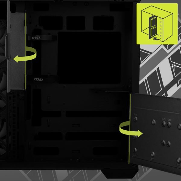 MSI MAG PANO 100R PZ Gaming Kasa – 270 Derece Panoramik Görüntü