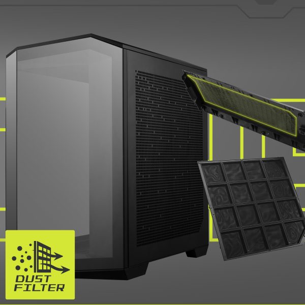 MSI MAG PANO 100R PZ Gaming Kasa – DIY Dostu