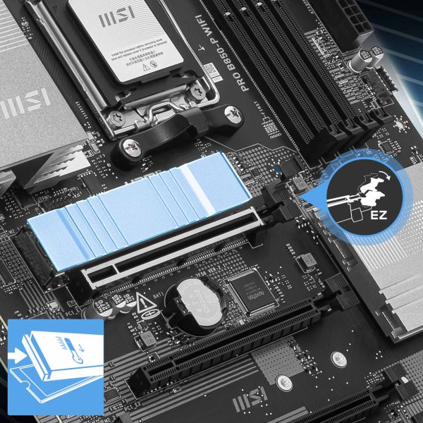 MSI PRO B850-P WIFI Anakart h8