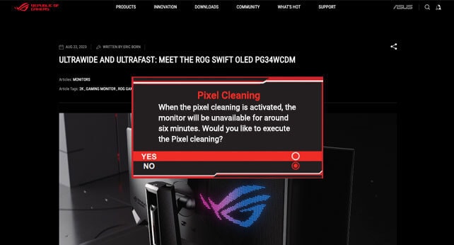 ROG Swift OLED PG27UCDM ASUS ROG Swift OLED PG27UCDM Gaming Monitör h10