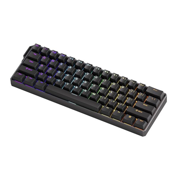 Akko Monsgeek Fun60 Ultra Shine Through Black Tmr Hall Effect Manyetik Switch Argb Kablosuz Hotswap Mekanik Gaming Klavye 3