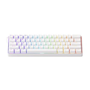 Akko Monsgeek Fun60 Ultra Shine Through White Tmr Hall Effect Manyetik Switch Argb Kablosuz Hotswap Mekanik Gaming Klavye 2