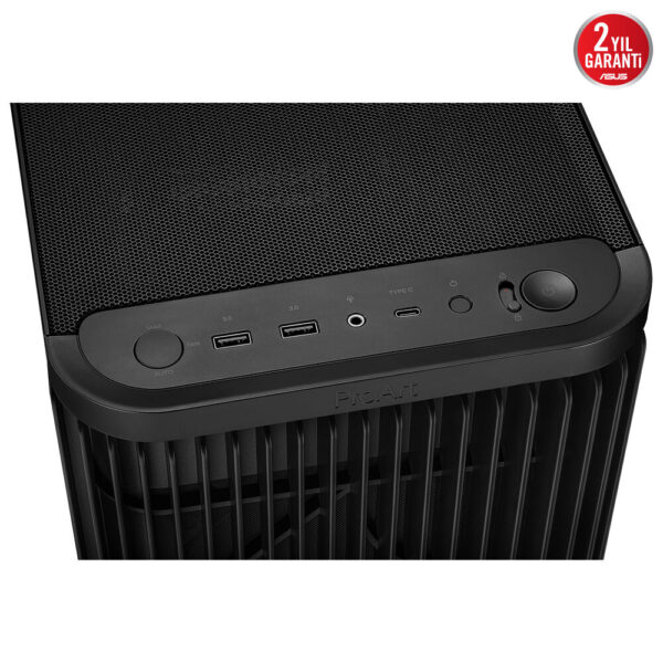 Asus Proart Pa401 Metal Panel Siyah Usb 3 2 Mid Tower Atx Gaming Kasa 7
