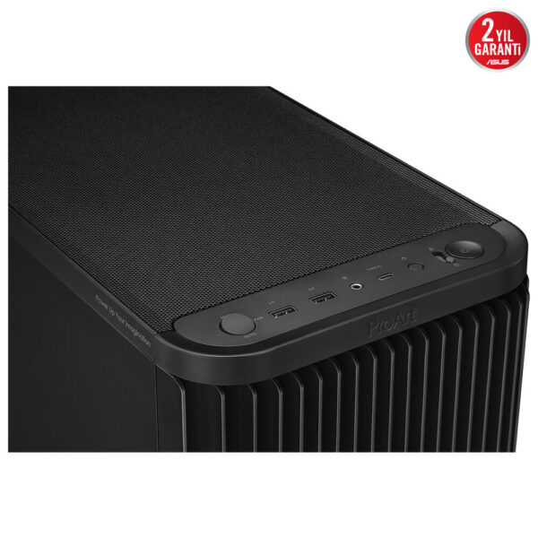 Asus Proart Pa401 Metal Panel Siyah Usb 3 2 Mid Tower Atx Gaming Kasa 8