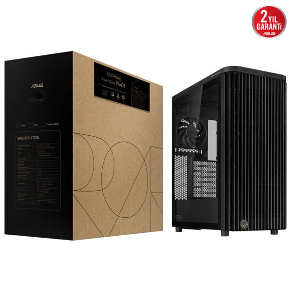 Asus Proart Pa401 Tg Siyah Temperli Cam Usb 3 2 Mid Tower Atx Gaming Kasa 2