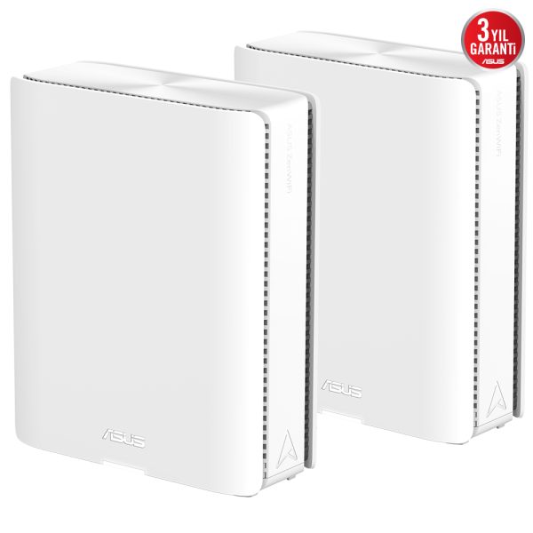 Asus Zenwifi Bq16 Be25000 Wi Fi 7 Quad Band Kablosuz Mesh Sistemi Beyaz Ikili Paket 2